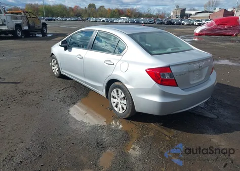 2012 Honda Civic Lx from USA, damaged, VIN 19XFB2F57CE321886